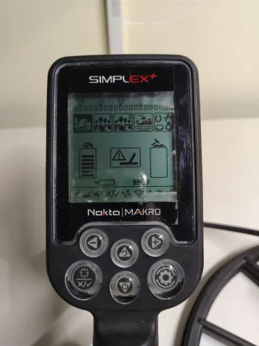 Detector De Metais Nokta Makro Simplex+ COMPLETO Na Caixa + Nota Fiscal (Leia Descrição)