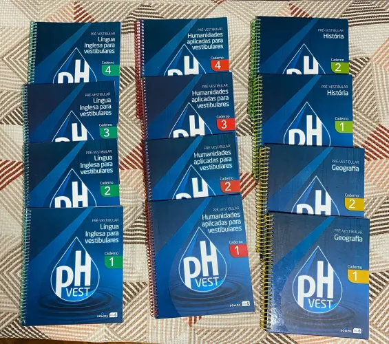 Livros pré-vestibular pH