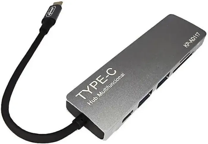 Hub Multifuncional Tipo-c Kp-ad117 Knup *ENTREGA GRÁTIS*