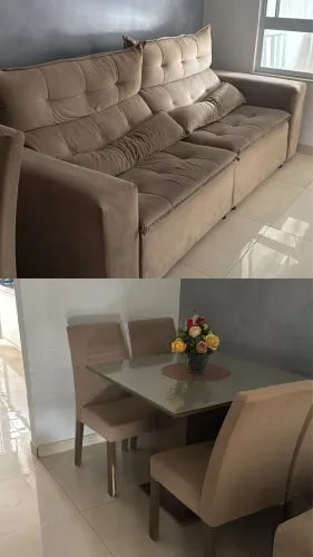 Sofá e mesa