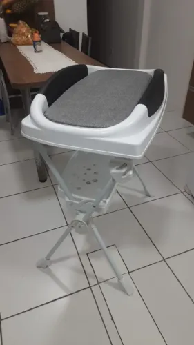 Banheira Galzerano Premium com trocador na cor grafite