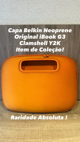 Capa Belkin Neoprene Original iBook G3 Clamshell Y2K Item de Coleção Raridade Absoluta !