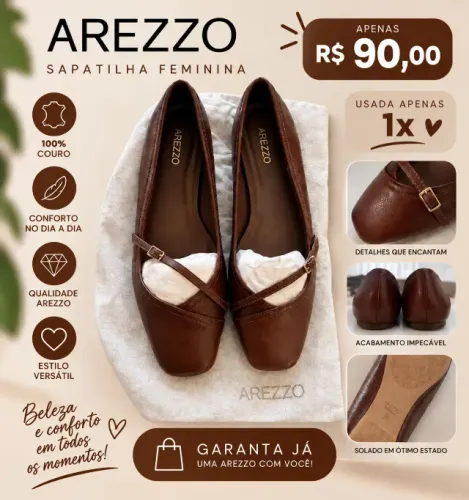 Sapatilha Arezzo