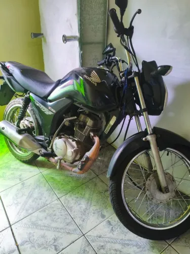 Honda CG 125 Fan KS 2014 Preta - Bem Conservada (Ler Descrição)