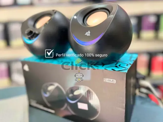 Caixa De Som Multimídia Speaker 2.0 Hórus 10w Rms