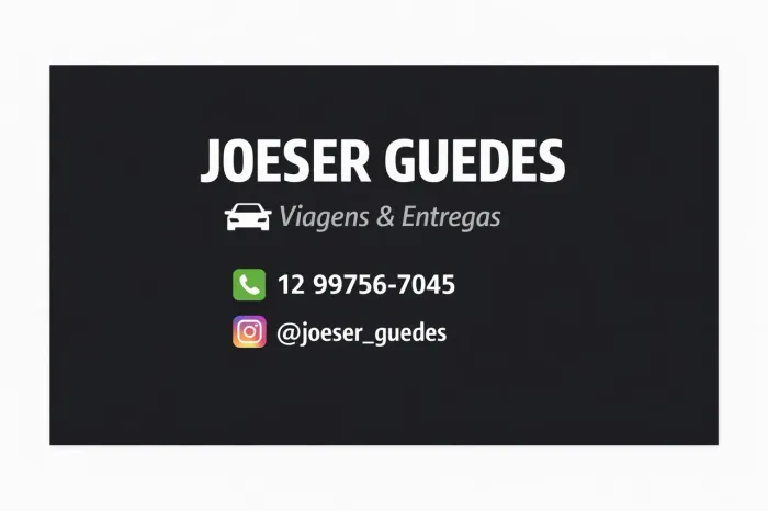 Viagens, entregas e translado 