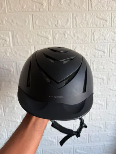 Capacete regulável hipismo fouganza 500 Tamanho M (55 - 59 CM)