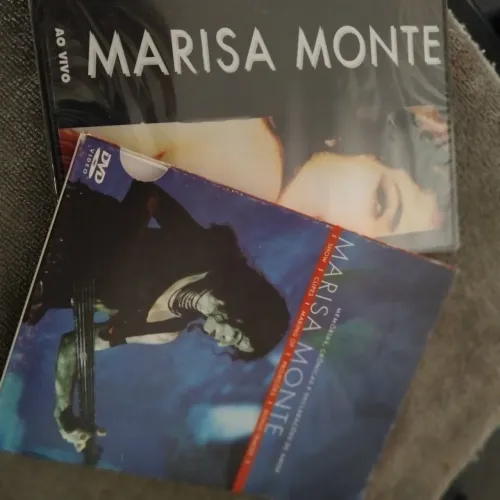 Dvd Marisa Monte ao vivo Lacrado & Memórias e Cronicas aberto ok