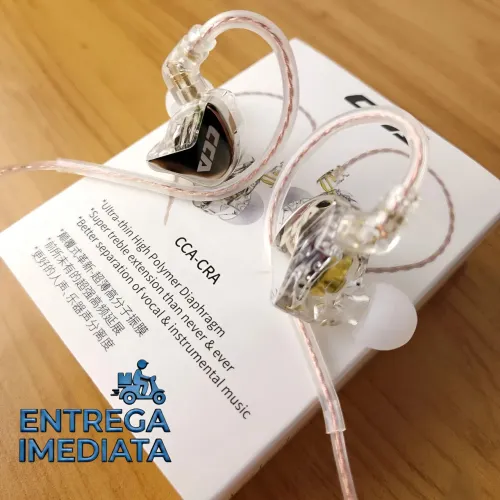 Fone CCA CRA Sem Microfone Retorno de Palco - Novo Caixa Lacrada
