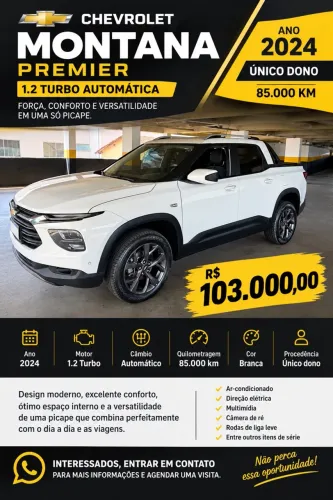 Chevrolet Montana Premier 1.2 Turbo Flex 12V Aut. 2024