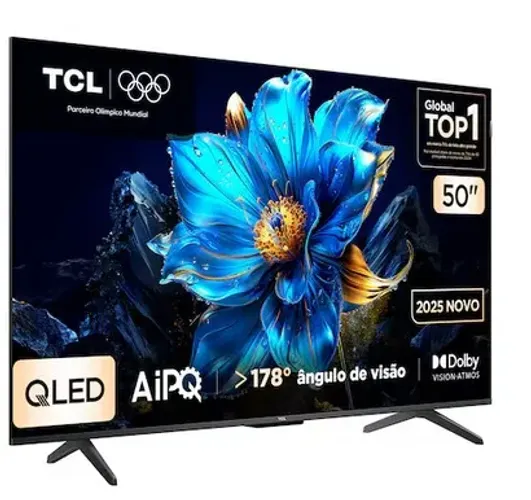 SMART TV 50" TCL PREMIUM QLED 4K UHD (NOVA)