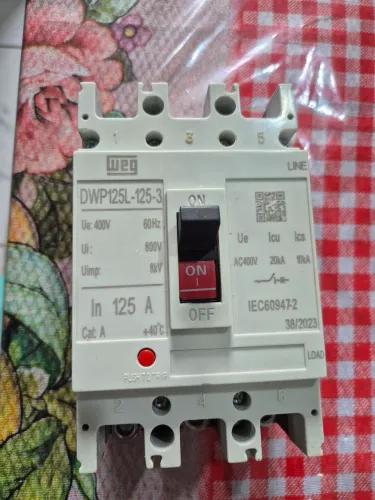 DISJUNTOR CAIXA MOLDADA WEG 125A