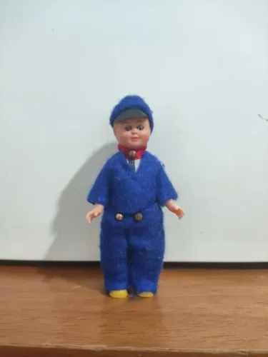 Miniatura boneco holandês colecionável antigo vintage retro estilo fofolete boy