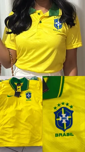 Camisas do Brasil bordada promoção 