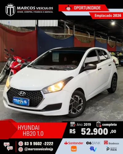 Hyundai HB20 Unique 1.0 Flex 12V Mec. 2019