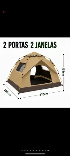 Barraca de camping pra 6/8 pessoas