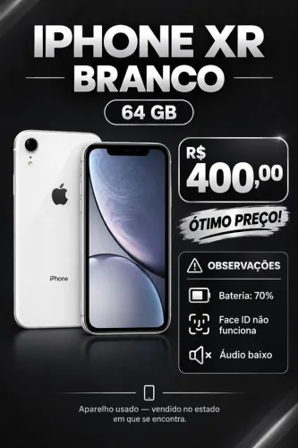 iPhone Xr 64Gb Branco 