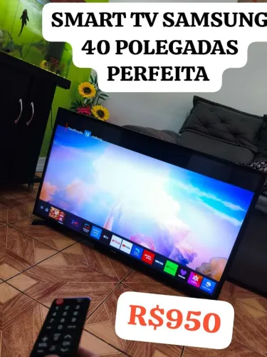 SMART TV SAMSUNG 40 POLEGADAS PERFEITA BARATA R$950. ENTREGO!