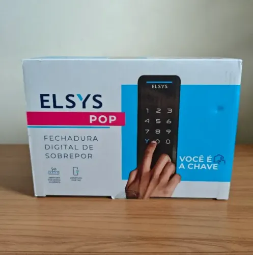 Fechadura Digital de Sobrepor Elsys - Abertura por senha ou tag