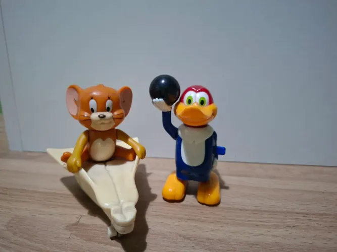 Miniaturas Mc Donalds Vintage Pica pau e tom e jerry