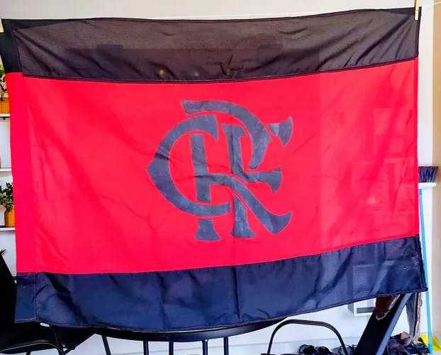Bandeira do Flamengo nova mede 1.5x1.10 R$80