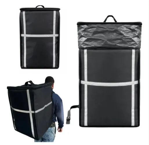 Mochila Bag Motoboy Cargueiro 170 Litros Reforçada Grande Preto