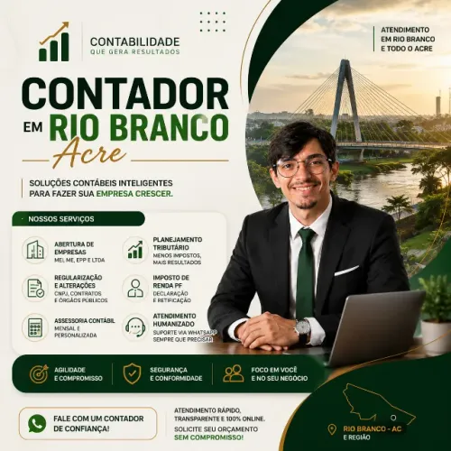 Contador 24h em Rio Branco AC | Abertura de Empresa, IRPF e Assessoria Contábil