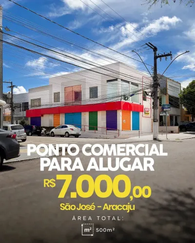 Ponto comercial para aluguel no Bairro São José - Aracaju, SE