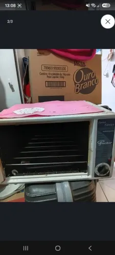 Forno usado mas funciona perfeitamente