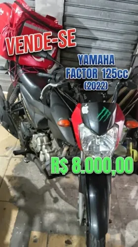 Yamaha factor 125cc 2022 vendo apenas 8 mil