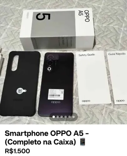 Troco OPPO a5 roxo ? 256 GB e 6+6 Ram aparelho com apenas 5 semana de uso tá zero