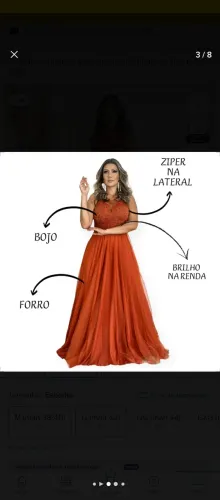Vestido madrinha/festa