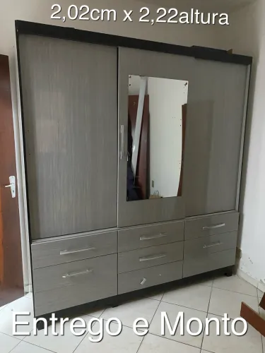 Guarda roupa casal 9 gavetas ENTREGO E MONTO