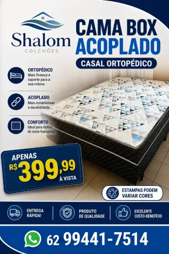Cama box conjugada