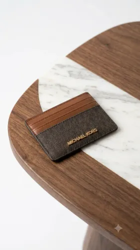 Porta Cartão Michael Kors Brown Original