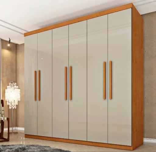 Roupeiro Versalhes 2,19 m com 6 Portas
