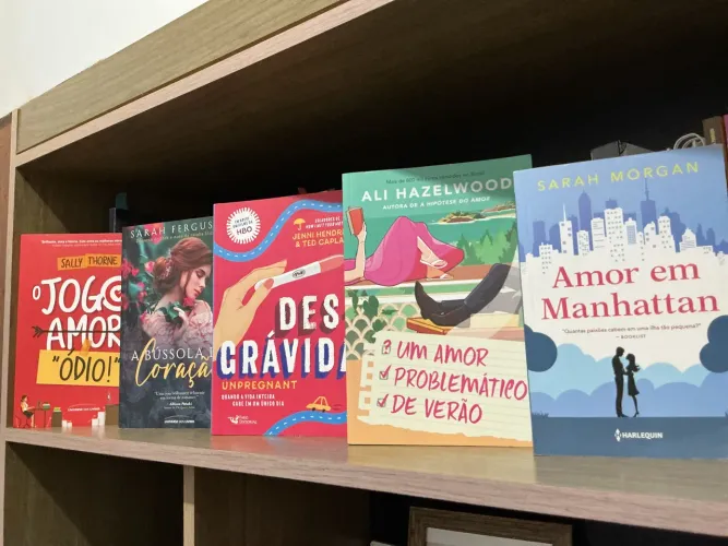 Kit livros romance