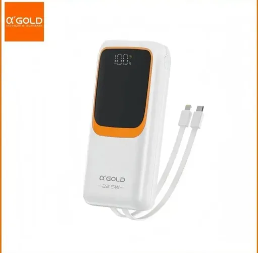 Carregador Portátil Power Bank Turbo PD 22.5W DISPLAY 20.000MAH - A'GOLD - BTE-40
