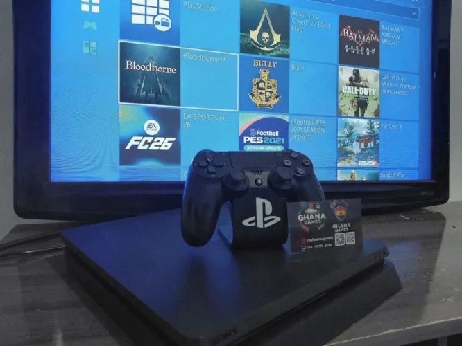 PS4 SLIM 1TB GOLDHEN 13.52 + 21 JOGOS A ESCOLHA
