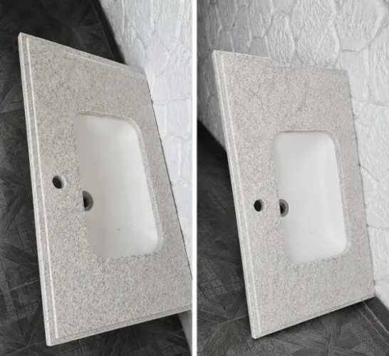 Pia de banheiro 80x50 de Mármore Branco Claro Usado Em Perfeito Estado Necessário Retirar 