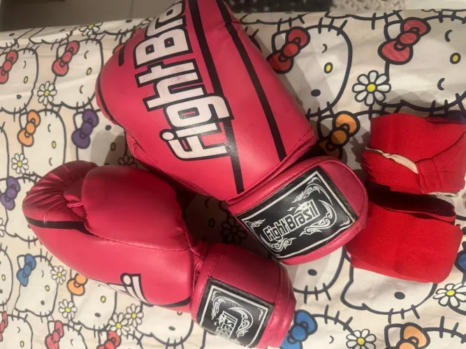 Luva e bandagem muay Thai