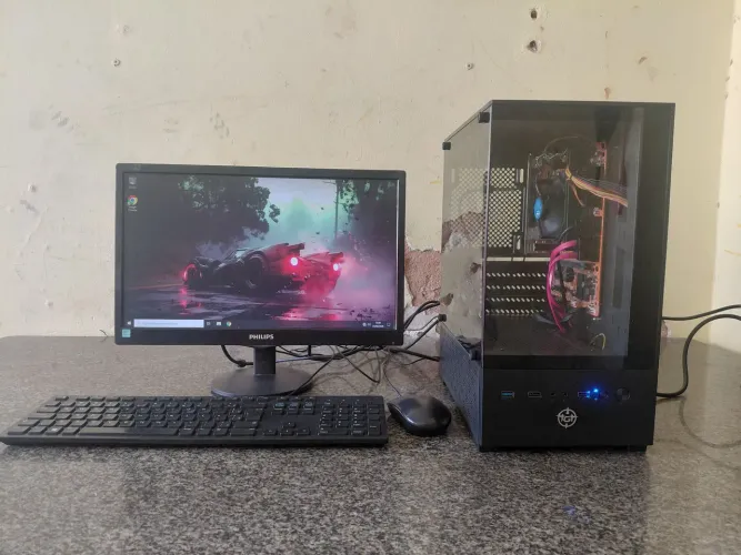 PC I5 SÉTIMA GERAÇÃO DDR4 8GB SSD 32GB + HD 500GB FONTE BLUECASE 500 COMPLETO