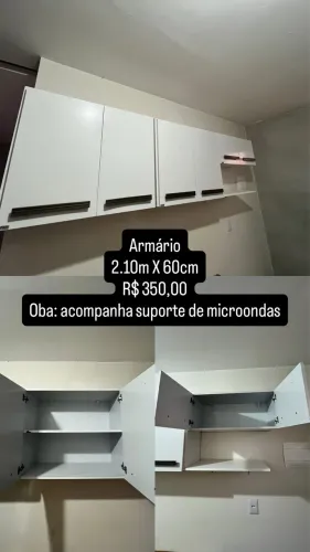 Armário aéreo 2,10 X 60cm