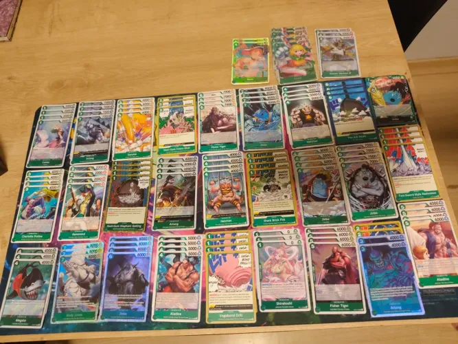 ONE PIECE TCG DECK JINBE GREEN + POOLS + VANDER DECKEN
