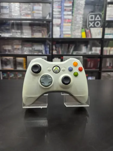 Controle Xbox 360 Original Branco Seminovo