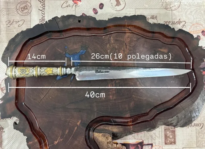 Faça Gaúcha Artesanal em bainha Picassa 