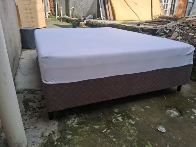 CAMA BOX CASAL CONJUGADA COMPLETA ENTREGA INCLUÍDA