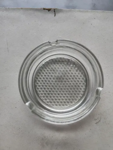 Cinzeiro de vidro transparente, venda pro unidade