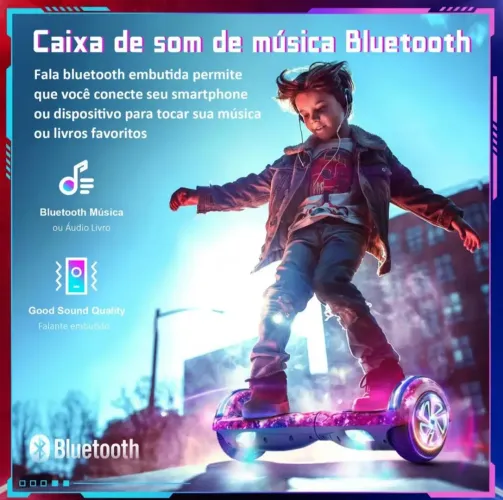 Skate Patinete Hoverboard elétrico