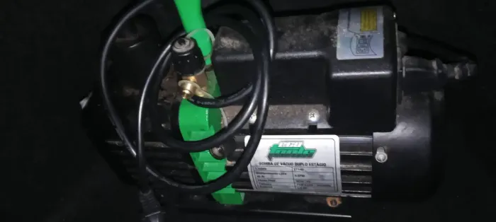 Bomba de vácuo duplo estágio 5cfm 